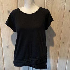 Black short sleeved, MNY MarcNew York performance sweatshirt